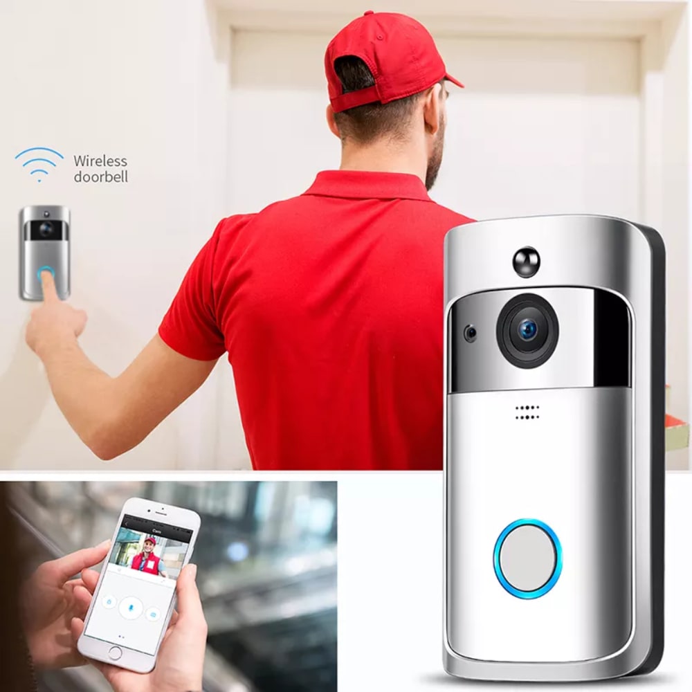 Smart wifi deurbel met camera