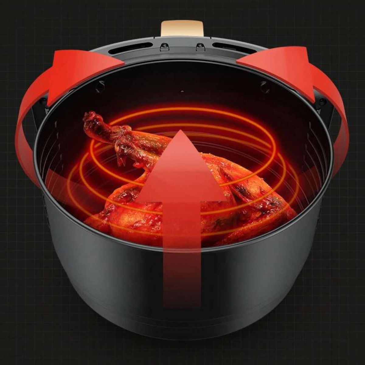 Lucht frituur capaciteit 4,5L