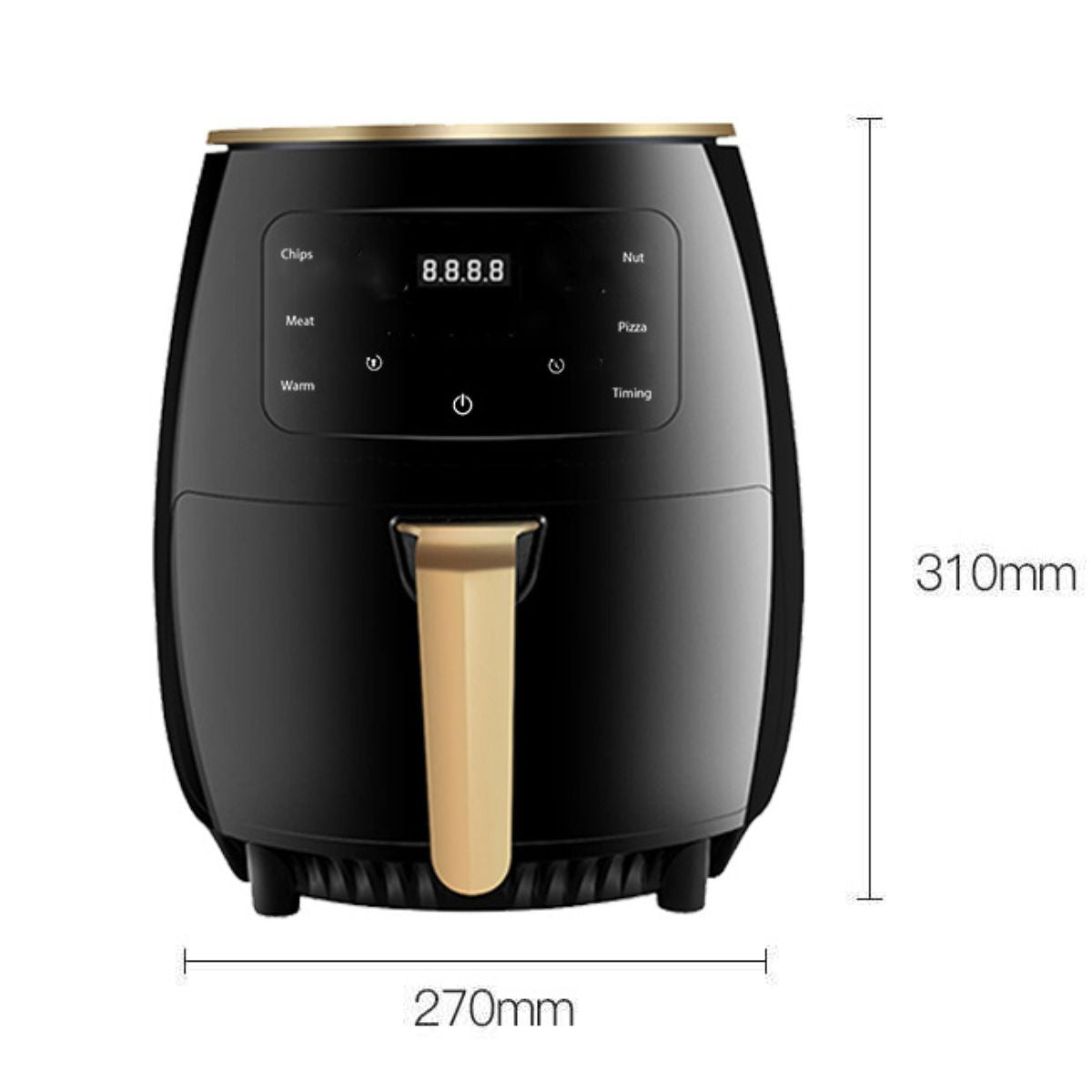Lucht frituur capaciteit 4,5L