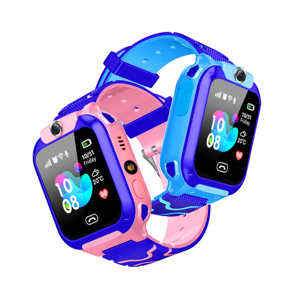 Kinder smartwatch met camera, GPS-tracking, telefoongesprekken voeren, SOS-knop