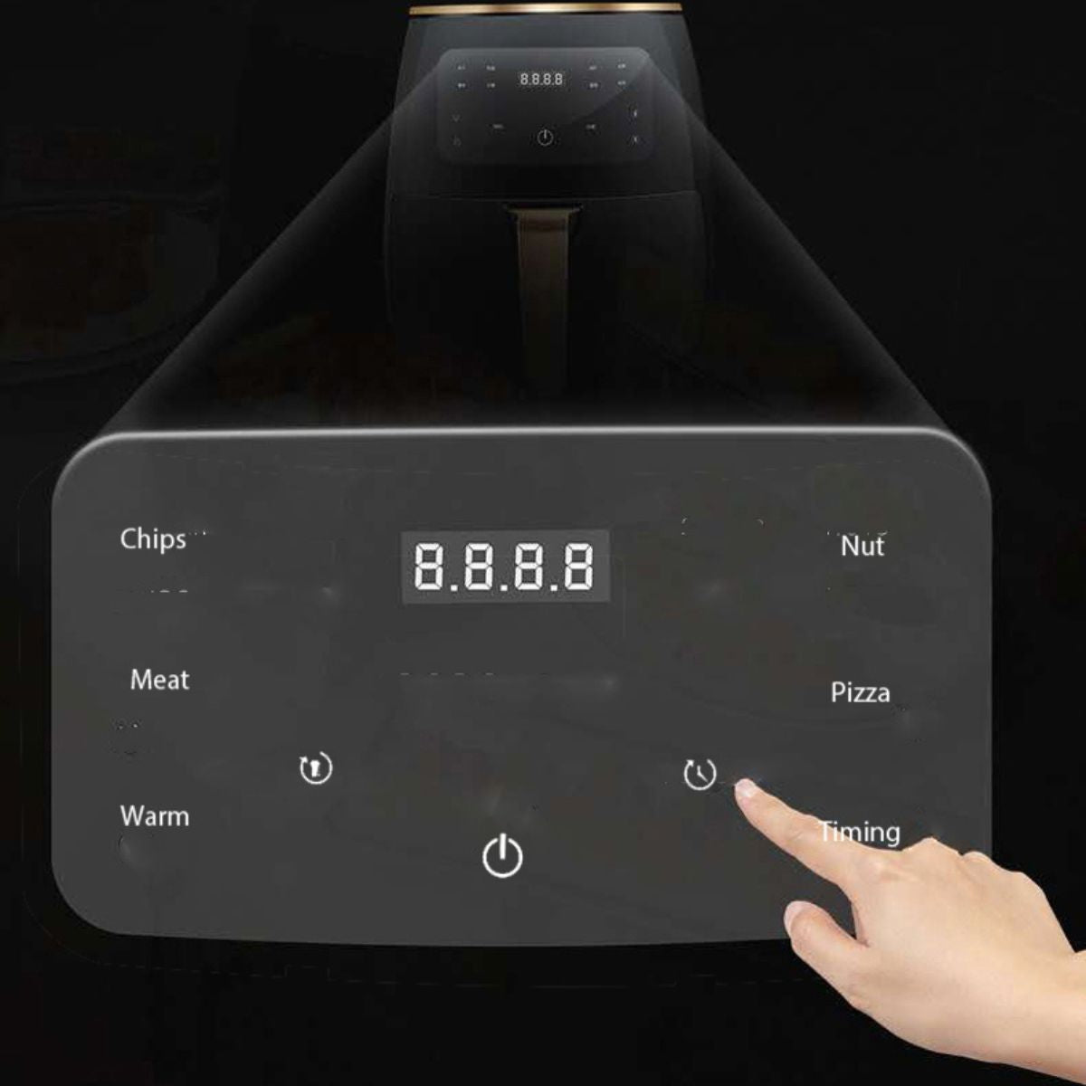 Lucht frituur capaciteit 4,5L