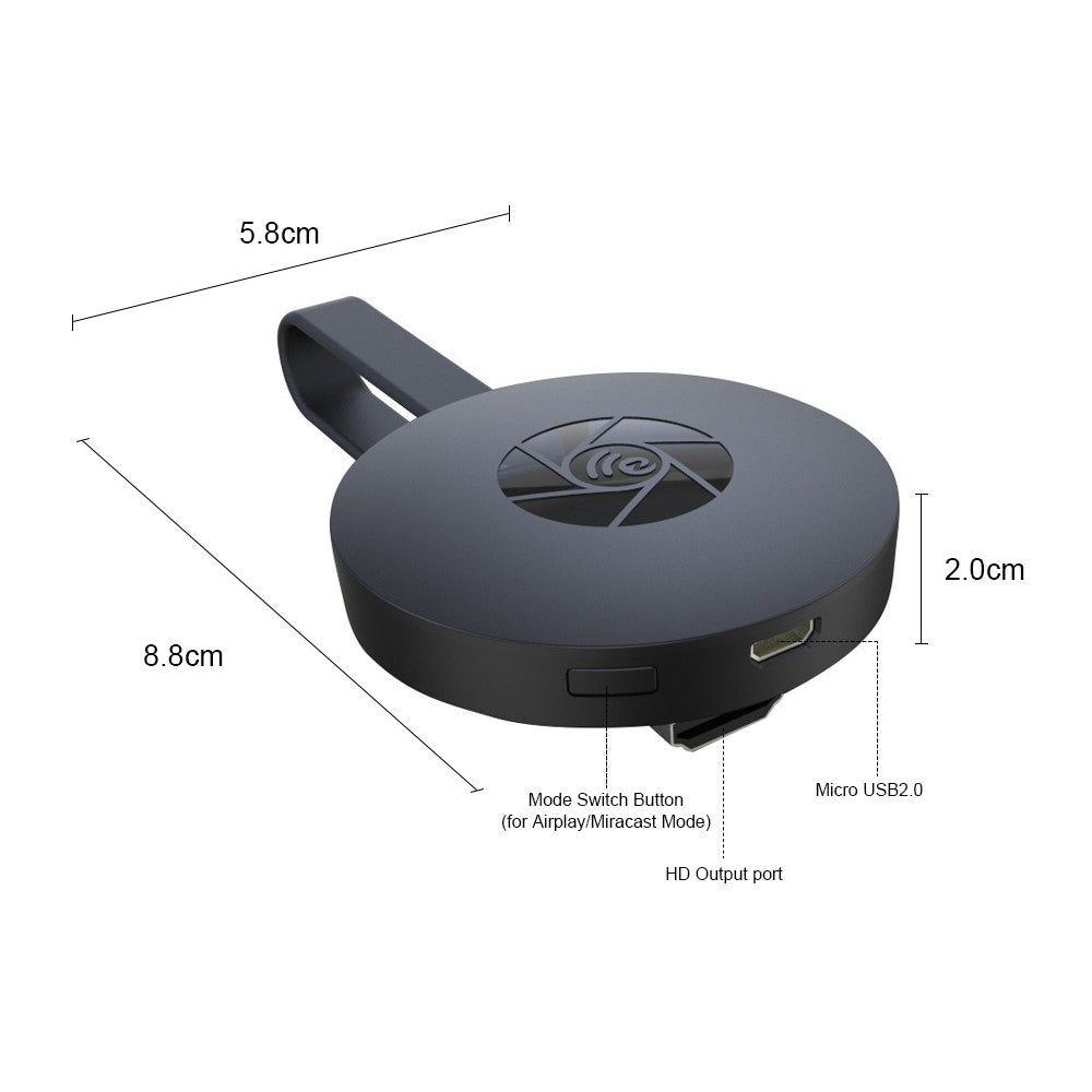 MiraCast Draadloze HDMI tv mediaspeler
