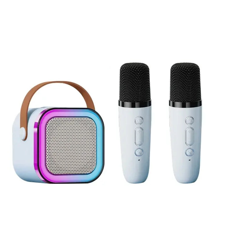 Karaokeset voor kinderen, luidspreker + 2 x microfoon