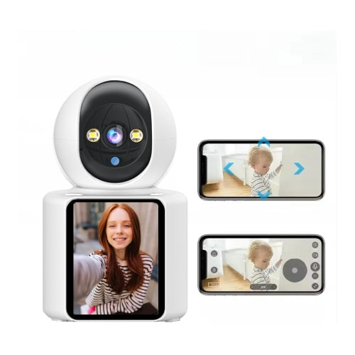 Slimme draadloze babyfoon met nachtzicht en tweerichtings video- en audiocommunicatie