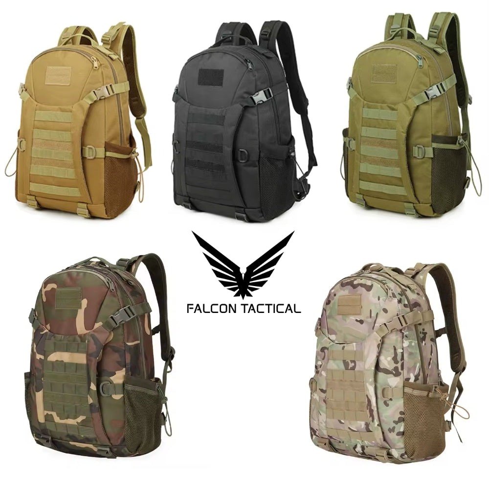 Tactische rugzak Falcon Tactical 45L – Waterdicht Oxford, MOLLE systeem, outdoor/military