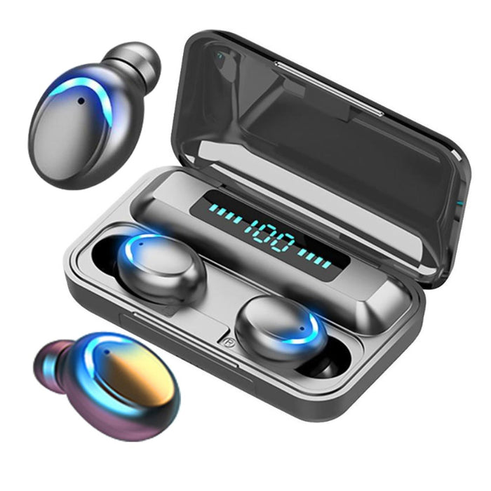 Bluetooth oordopjes met oplaadhoesje, compatibel met iOS/Android
