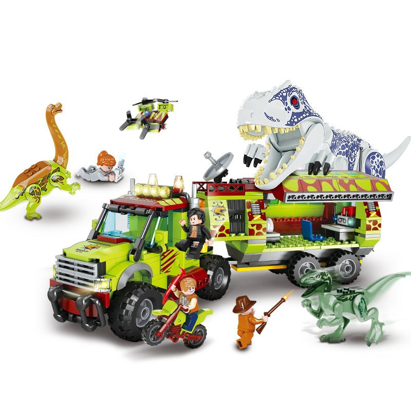 Dinosaur World bouwstenen set 528 stuks