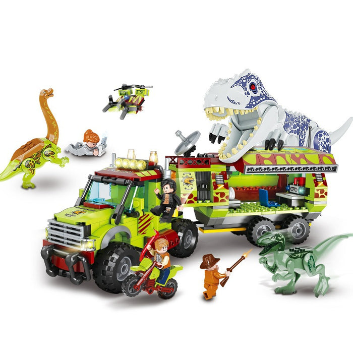 Dinosaur World bouwstenen set 528 stuks