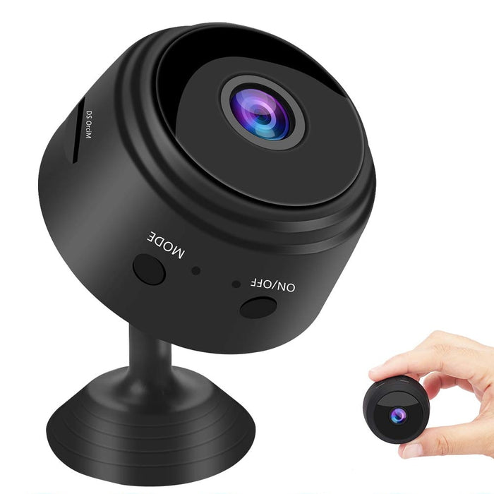 Mini beveiligingscamera, wifi, live surveillance, dag- en nachtopname